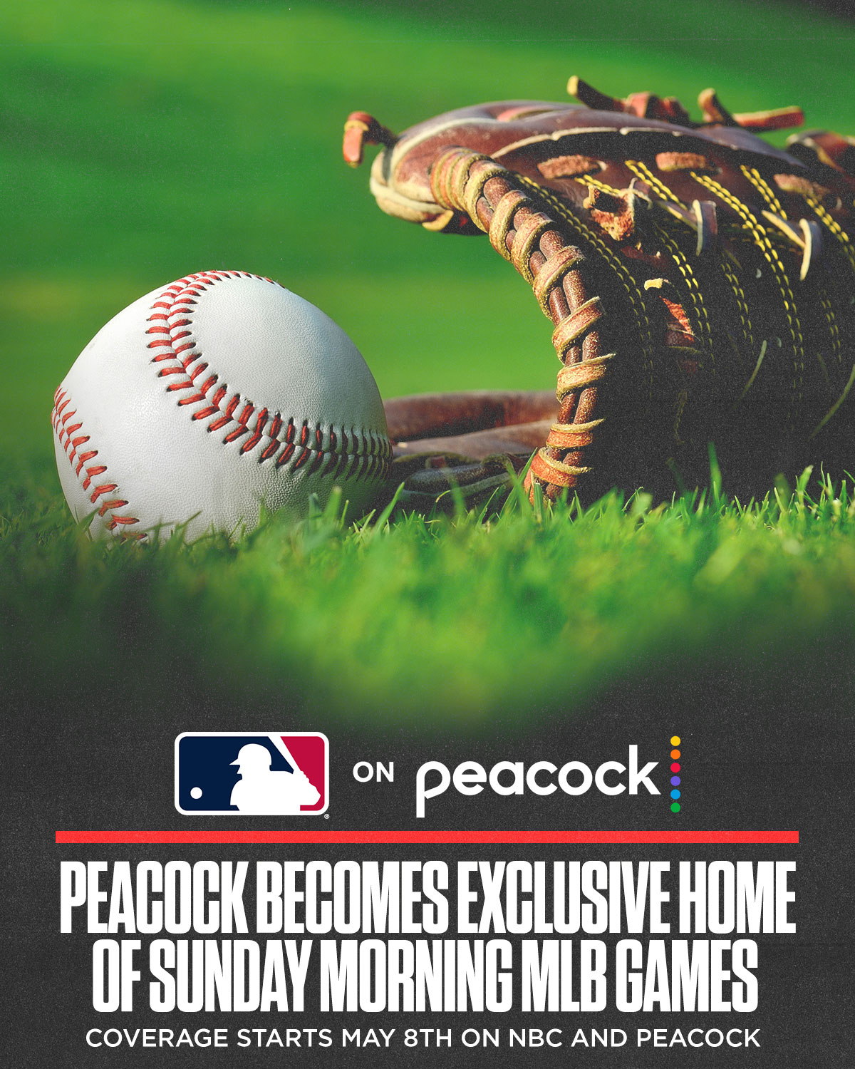 PEACOCK BECOMES EXCLUSIVE HOME OF NEW SUNDAY MORNING MAJOR LEAGUE BASEBALL GAME PACKAGE, TO BE PRODUCED BY NBC SPORTS, BEGINNING IN MAY